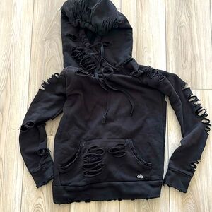 Alo Sweatshirt Pink XS Hoodie